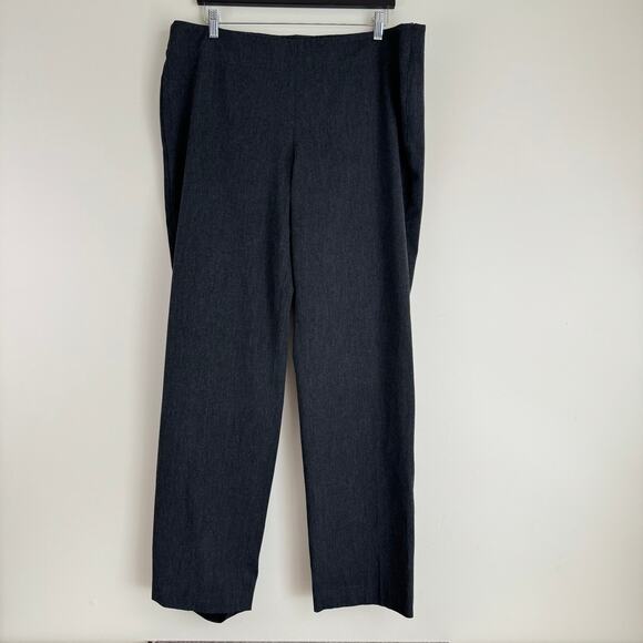 Talbots Dress Pants Women's 18L Long Signature Gray Hem is Partially Undone READ - Picture 1 of 11